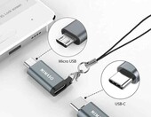NIMASO – adapter konwerter Micro USB na USB C (stan nowy) – zdjęcie 2