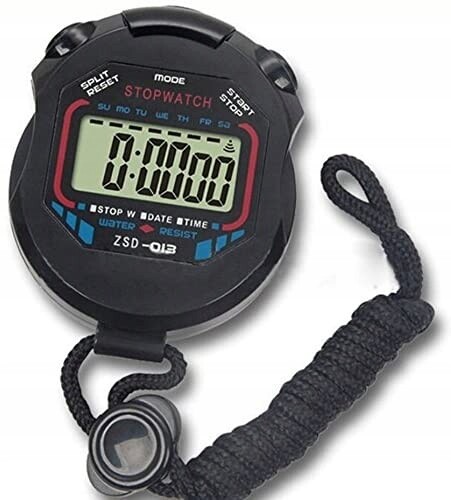 Wodoodporny sportowy stoper StopWatch ZSD-013 (używany)