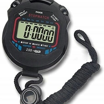 Wodoodporny sportowy stoper StopWatch ZSD-013 (używany)