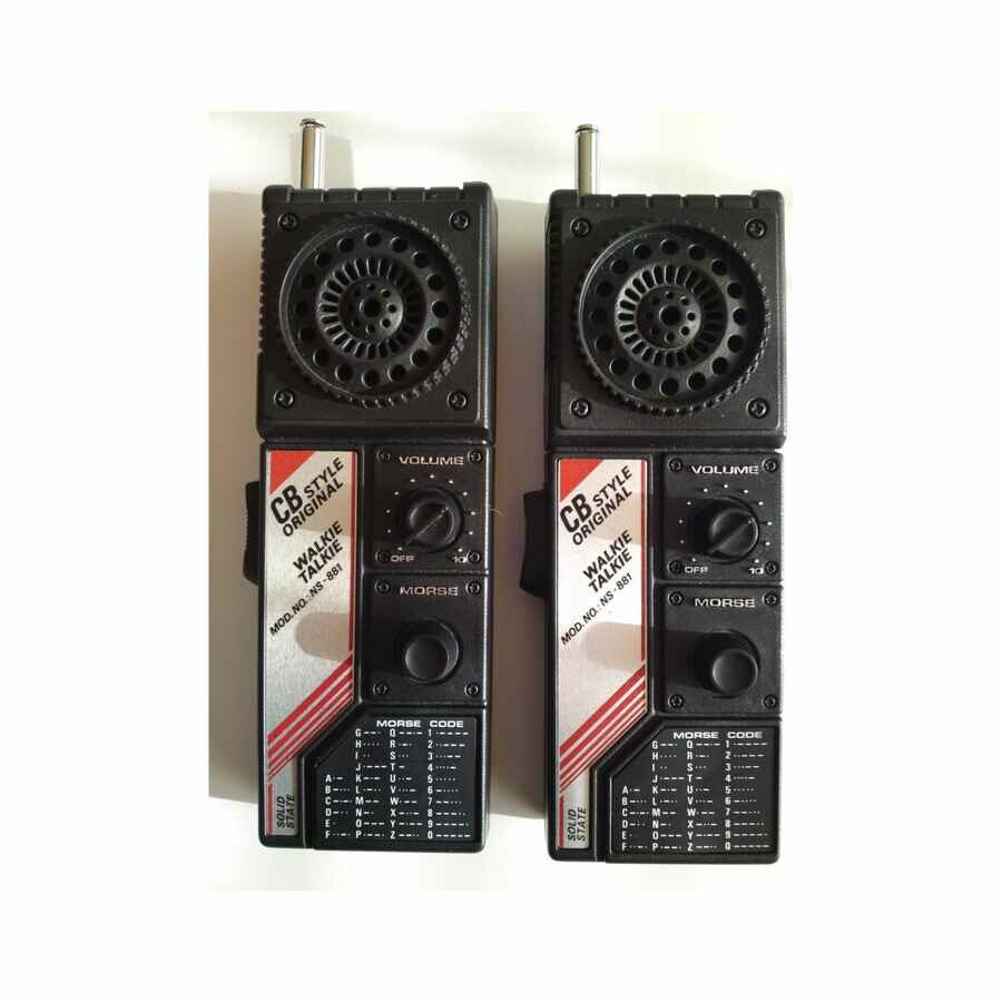 Retro Walkie Talkie CB Style Original NS-881, stan: nowy