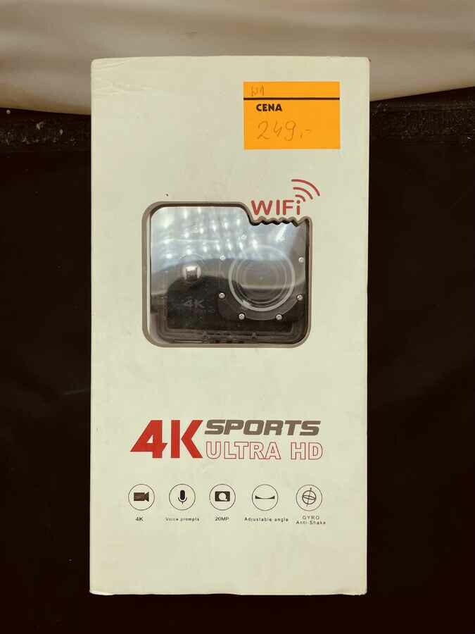 Kamera sportowa wideorejestrator 4K UltraHD 20MP (stan nowy)
