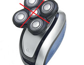 Shaver 4D – elektryczna golarka rotacyjna 5 w 1, srebrny – zdjęcie 1