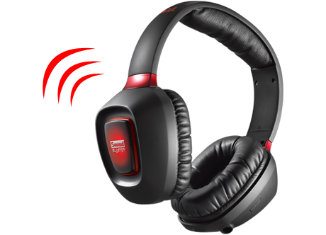 Bezprzewodowe słuchawki gamingowe Sound Blaster Tactic3D Rage v2.0