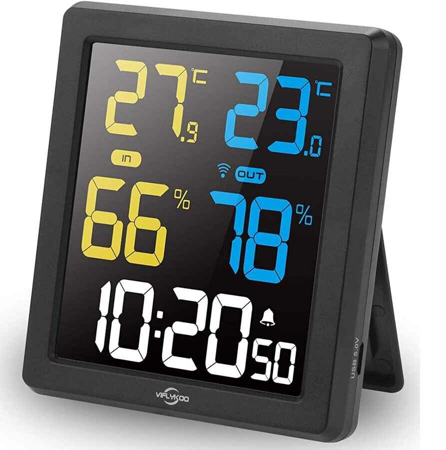 Wyświetlacz stacja bazowa pogody VIFLYKOO LCD (używany)