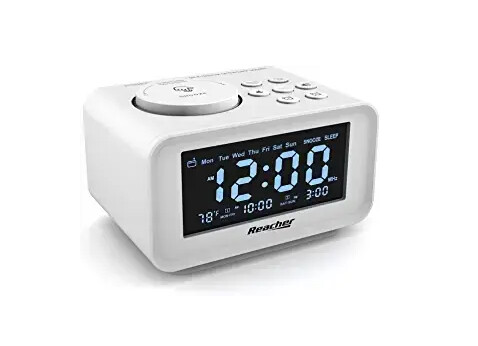 REACHER K2-Pro – małe cyfrowe radio FM z budzikiem (używany)