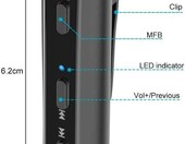 AGPTEK – odbiornik adapter audio Bluetooth 4.2 (stan nowy) – zdjęcie 3