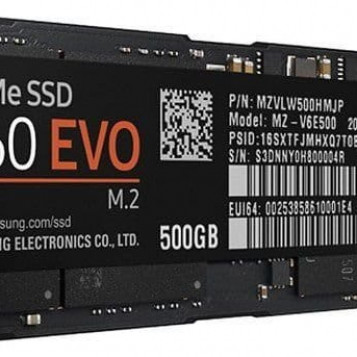 Dysk SSD Samsung 500GB 1,8'' 960 EVO M.2 2280 NVMe