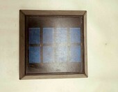 Lampa lampa solarna LED kwadratowa szybki montaż (używany) – zdjęcie 2