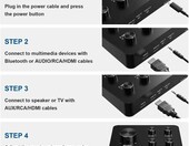 Mobilny mikser audio karaoke UHF, stan: używany – zdjęcie 3