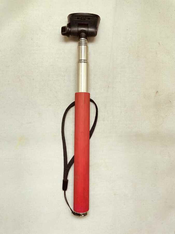 Kijek do selfie stick monopod statyw, czerwony (używany)