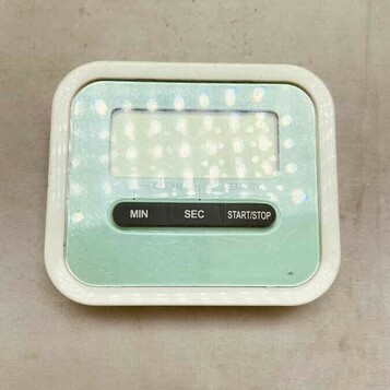 Mini mały budzik alarm mobilny z podpórką AQUA (używany)