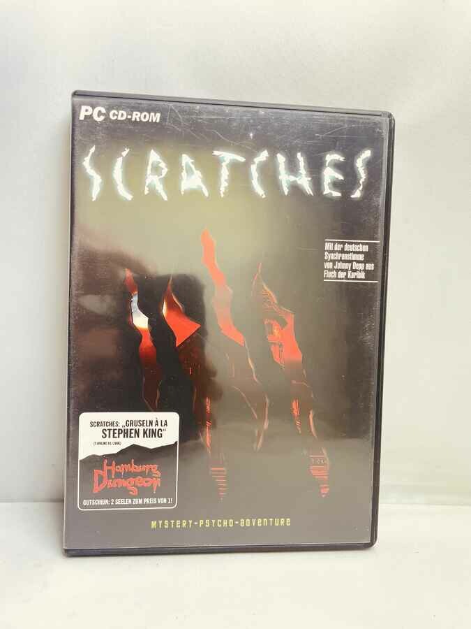 Gra przygodowa Scratches PC DE kryminał – stan: używany