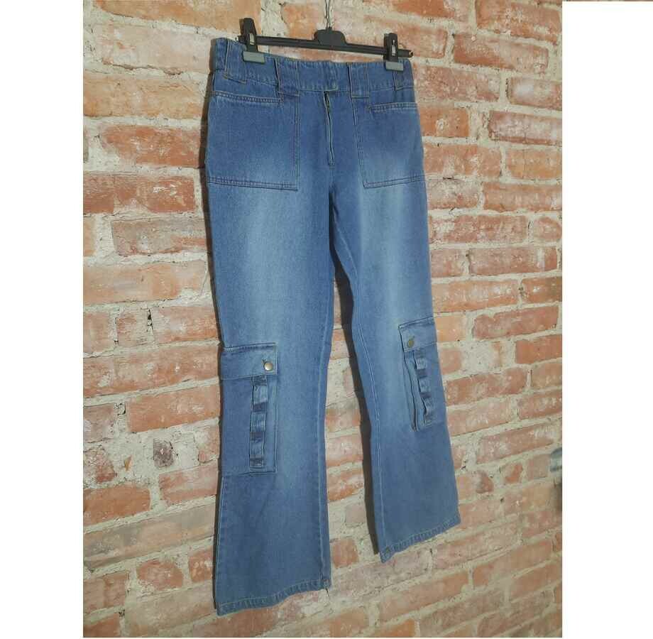 Spodnie jeansy szerokie 100% bawełna unisex (stan nowy)