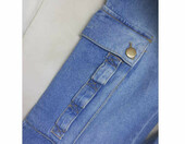 Spodnie jeansy szerokie 100% bawełna unisex (stan nowy) – zdjęcie 4