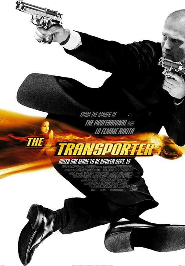 Płyta DVD film The Transporter Jason Statham DE (używany)