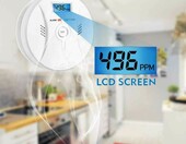 Czujnik tlenku węgla z wyświetlaczem LCD 85 dB (stan nowy) – zdjęcie 2