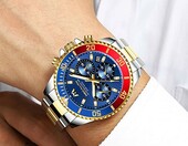 Wielozadaniowy zegarek męski chronograf MEGALITH, stan: nowy – zdjęcie 2
