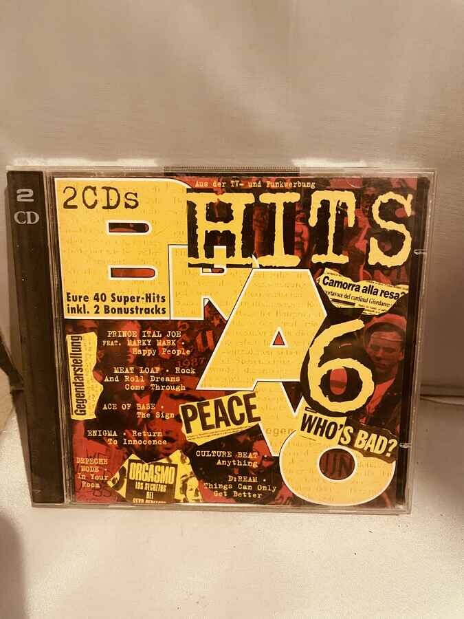 Płyta kompaktowa Bravo Hits 6 CD (ogłoszenie)