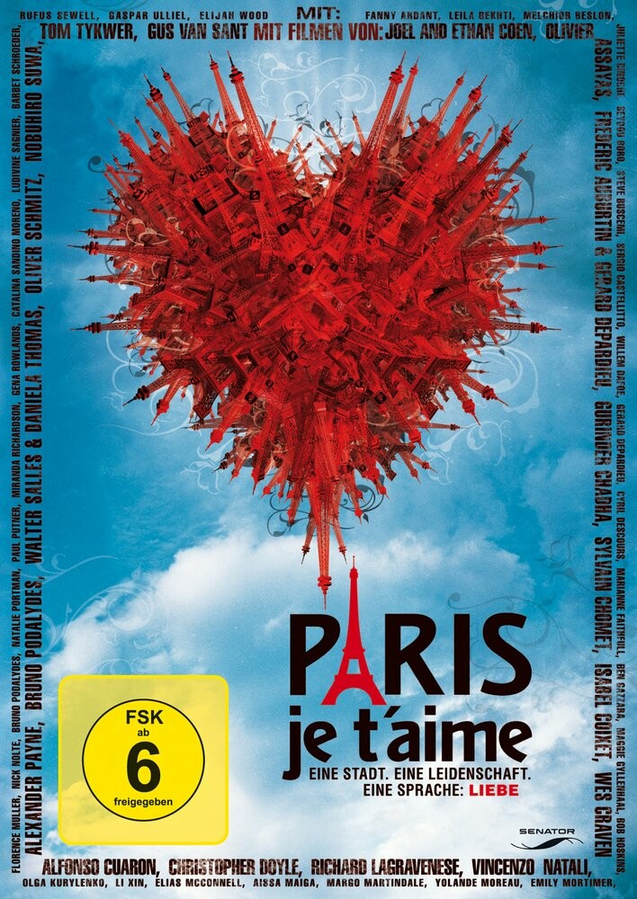 Płyta kompaktowa Paris je t'aime DVD, stan: używany