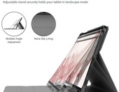 Skórzane etui z klawiaturą do Galaxt Tab S8 (stan nowy) – zdjęcie 3