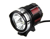 Wodoodporna lampa rowerowa 3 diody LED P08 – stan: nowy – zdjęcie 1