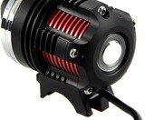 Wodoodporna lampa rowerowa 3 diody LED P08 – stan: nowy – zdjęcie 2