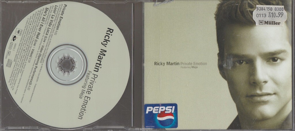Private Emotion CD – płyta kompaktowa muzyka Ricky (używany)