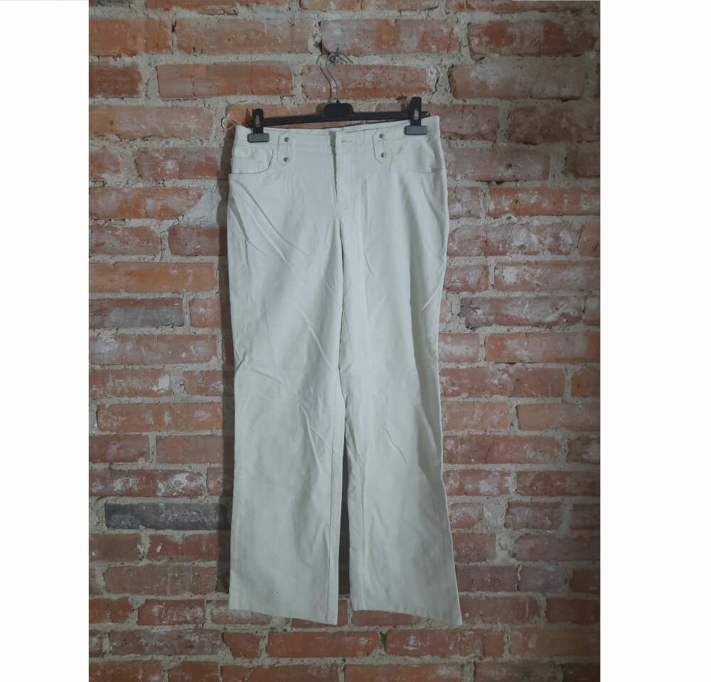 Spodnie damskie sztruksowe John Baner Jeanswear (stan nowy)