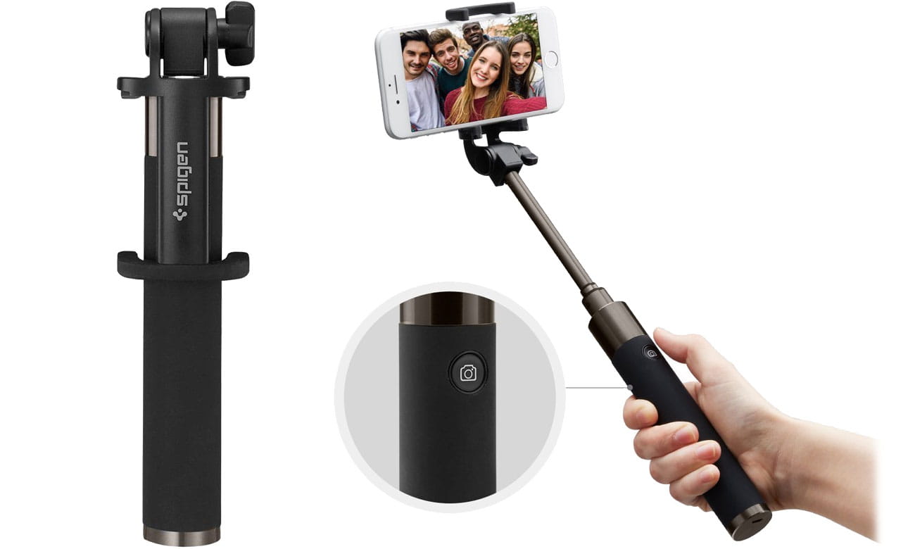 Bezprzewodowy uchwyt do telefonu selfie stick Spigen S530W