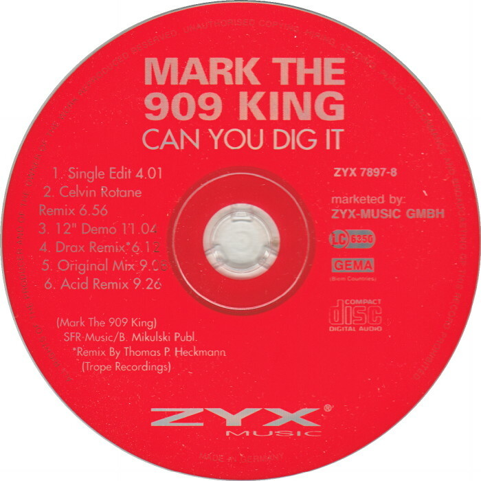 Płyta kompaktowa muzyka Mark The 909 King Can You (używany)