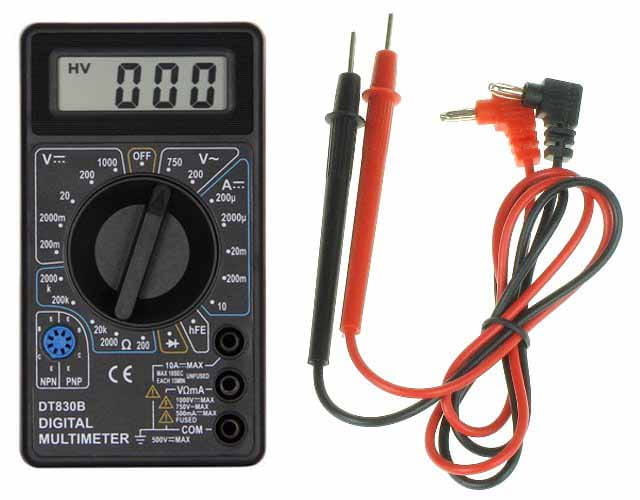 Elektroniczny multimetr miernik napięcia DT-830B