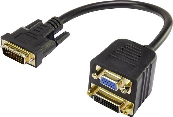 Rozdzielacz adapter DVI VGA Renkforce 4279662