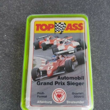 Kolekcjonerskie karty Vintage Grand Prix Sieger – ogłoszenie
