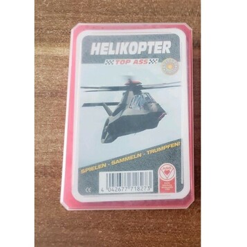 Kolekcjonerskie karty Vintage Helikopter Top ASS (stan nowy)