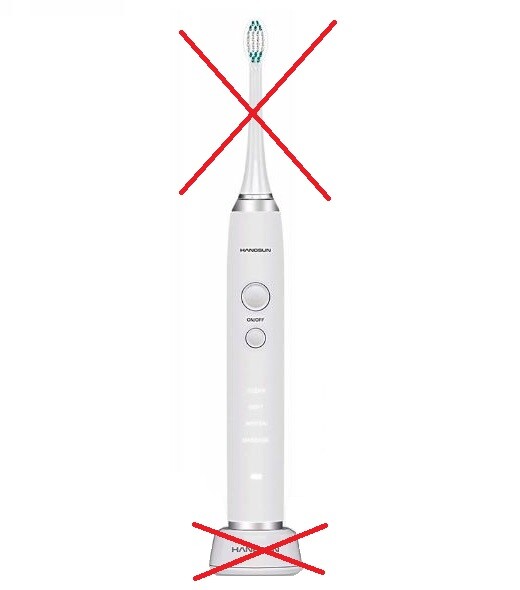 Hangsun HT1000 – szczoteczka soniczna, stan: używany