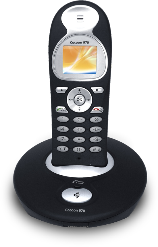 Bezprzewodowy telefon stacjonarny TopCom Cocoon 970