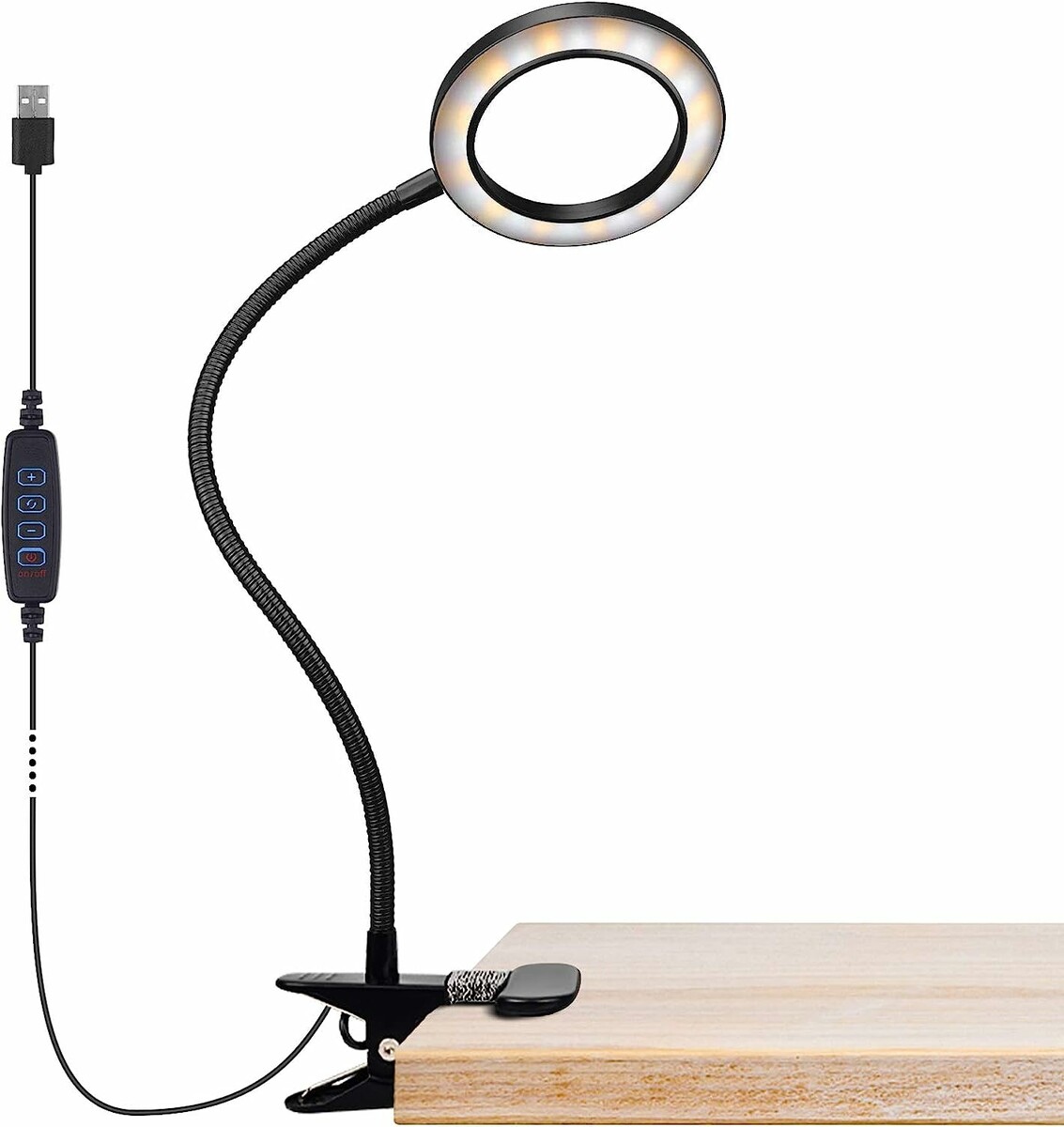 Elastyczna ściemnialna lampa biurkowa LED USB (używany)