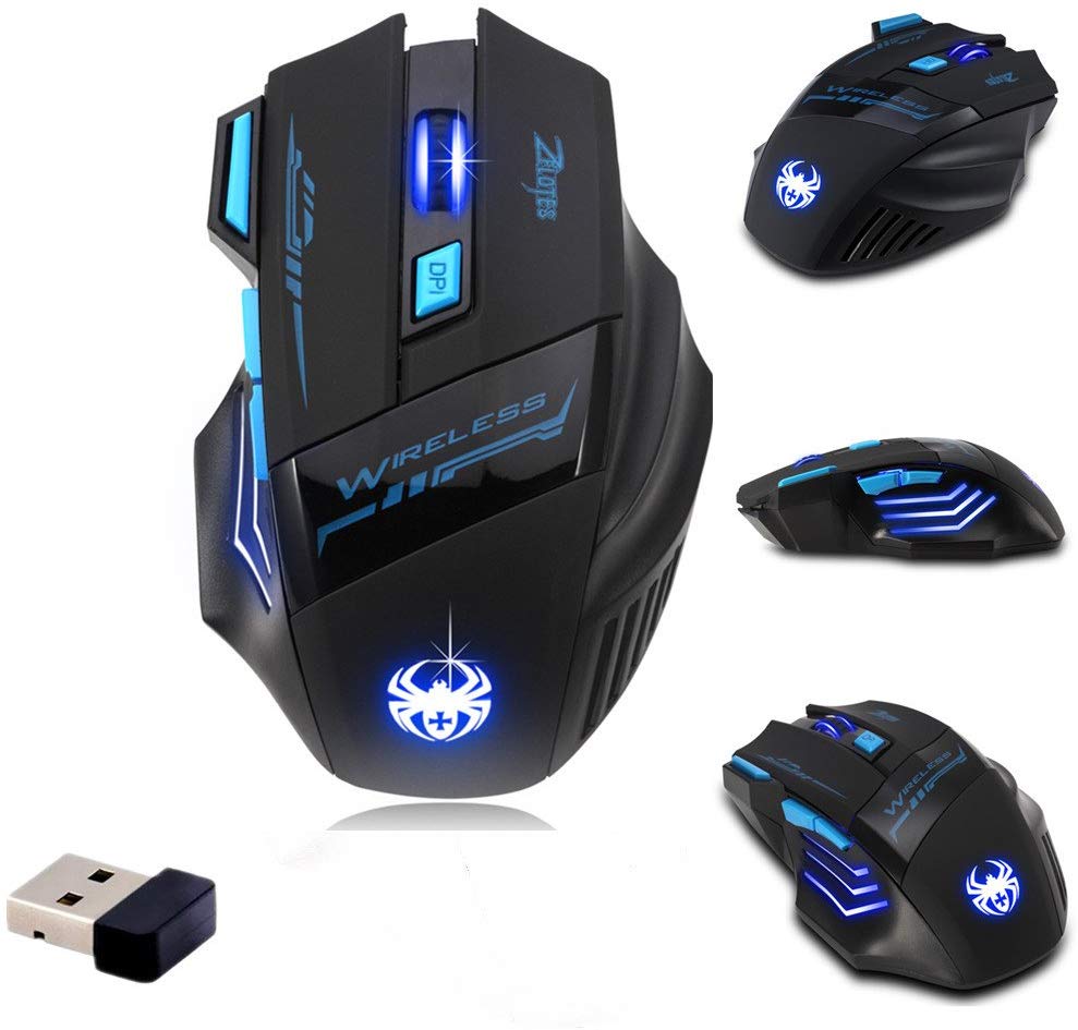 Bezprzewodowa mysz dla graczy Zelotes F-14 2.4G