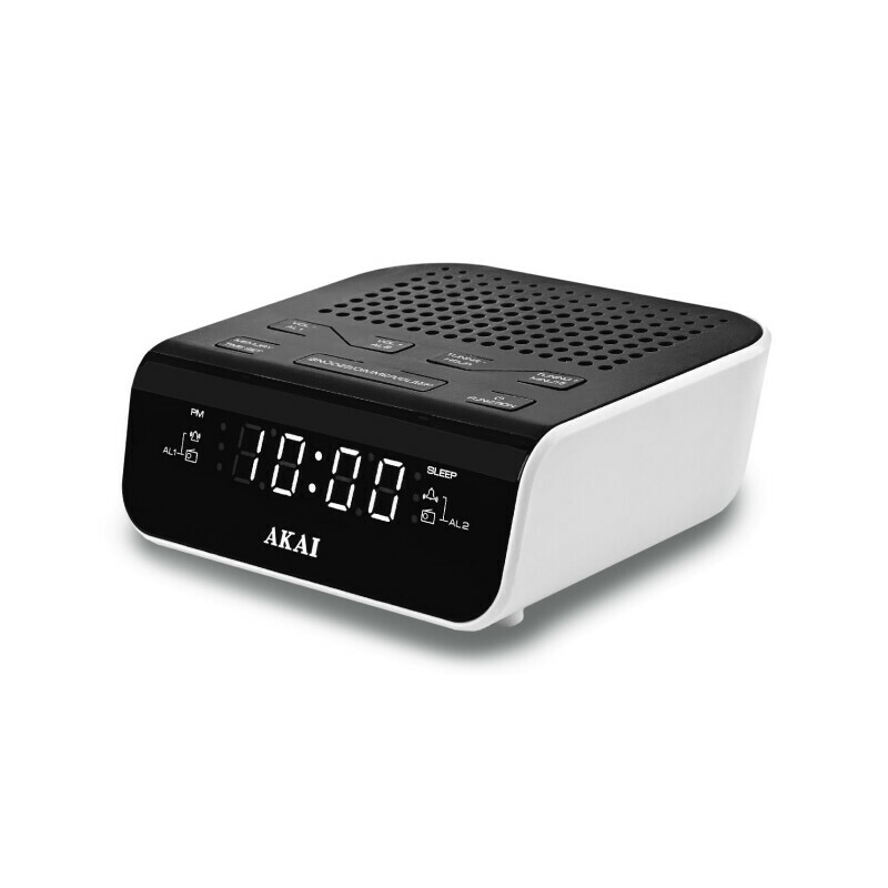 Akai AR160U FM LCD – radiobudzik – stan: używany