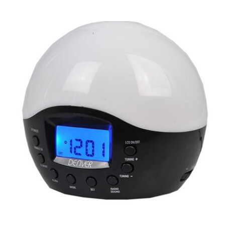 DENVER CRL-300 LCD FM – radiobudzik z funkcją (używany)