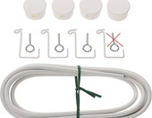4Gardinebasic – komplet do mocowania zasłon na 2 (stan nowy) – zdjęcie 4