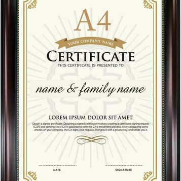 GraduationMall A4 – ramka na zdjęcie dyplom (stan nowy)