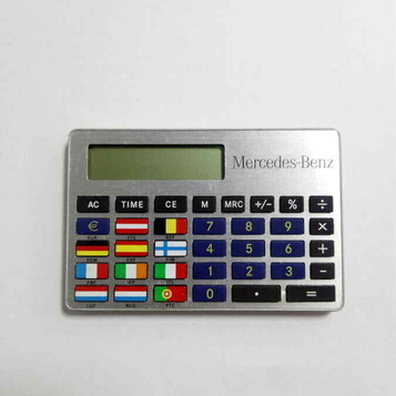 Kalkulator kieszonkowy Euro Vintage Mercedes Benz (używany)
