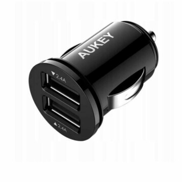 AUKEY CC-S1 2-porty USB 5V – ładowarka samochodowa (używany)