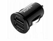 AUKEY CC-S1 2-porty USB 5V – ładowarka samochodowa (używany) – zdjęcie 1