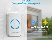 TECKNET 10dBm – bezprzewodowy nadajnik dzwonek (używany) – zdjęcie 3