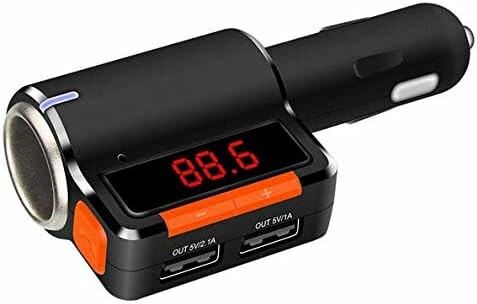 Transmiter samochodowy FM Bluetooth MP3 2-porty (stan nowy)