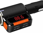 Transmiter samochodowy FM Bluetooth MP3 2-porty (stan nowy) – zdjęcie 1