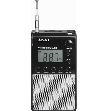 Akai APR25 – mobilne mini radio kieszonkowe – stan: nowy