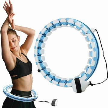 Smart hula hoop z obciążeniem 24 segmenty, stan: nowy